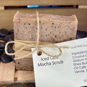 Café Vienna Coffee Scrub Goat Milk Soap Bar